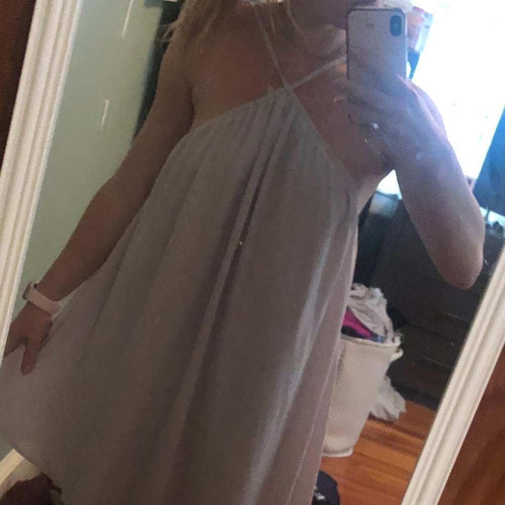 Purple Halter Dress